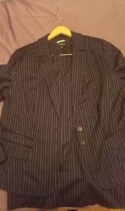 Lane Bryant Pinstripe Skirt Suit-NWT